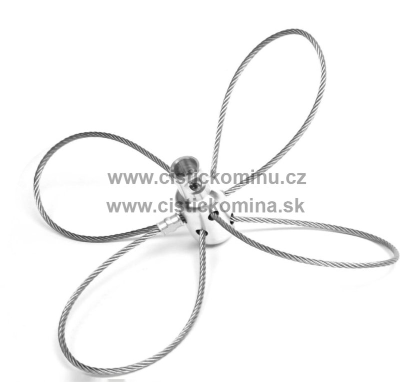 Rotační kartáč na čištění komína Plus TURBO Premium® PRO - 10m