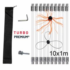 Rotačný čistič komína Plus TURBO Premium® – 10M Rotačný čistič komína Plus TURBO Premium® – 10M