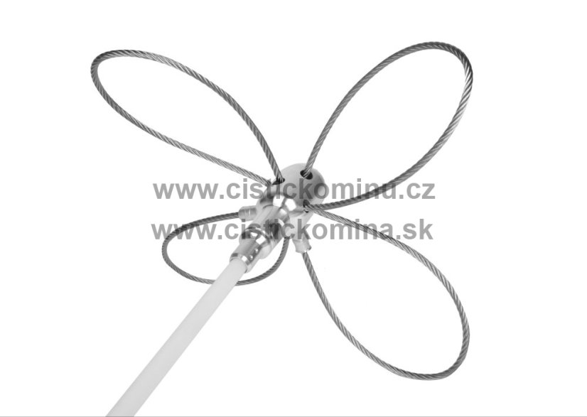 Rotační kartáč na čištění komína Plus TURBO Premium® PRO - 10m