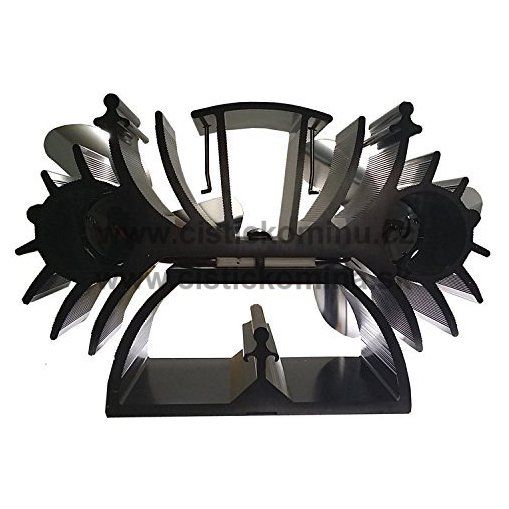 Ventilátor na krbová kamna 2 vrtule se 3 čepelemi - 636B - 1
